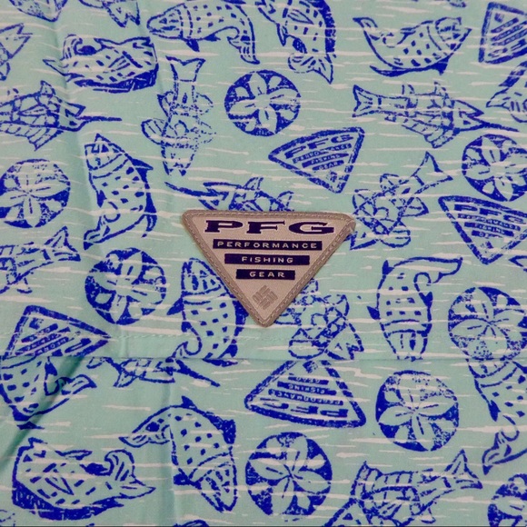 Columbia Super Slack Tide Omni Shade & Trollers Best PFG Button Up Shirt Set NWT - Picture 6 of 16